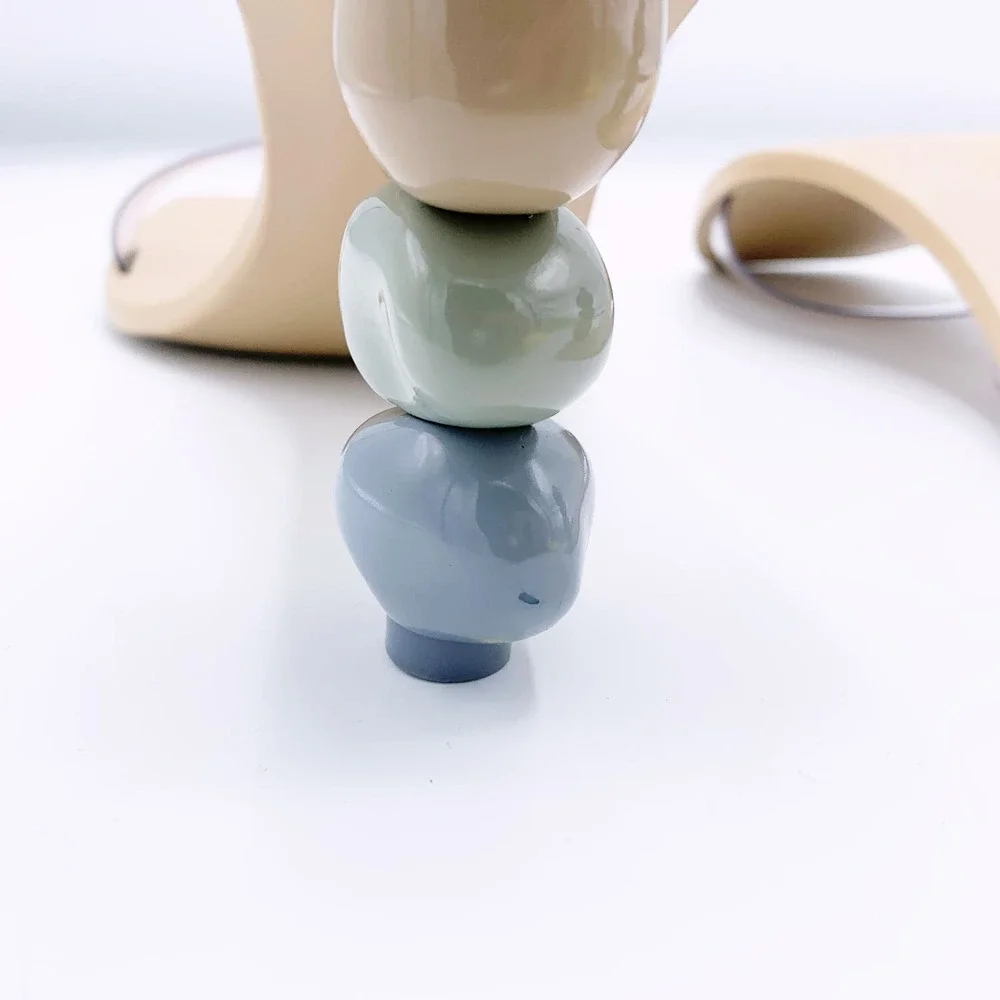 CULT GAIA Meta Bauble-Heel Vinyl Mules - Picture 14 of 14